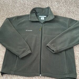 Columbia Green Fleece Jacket men’s sz large